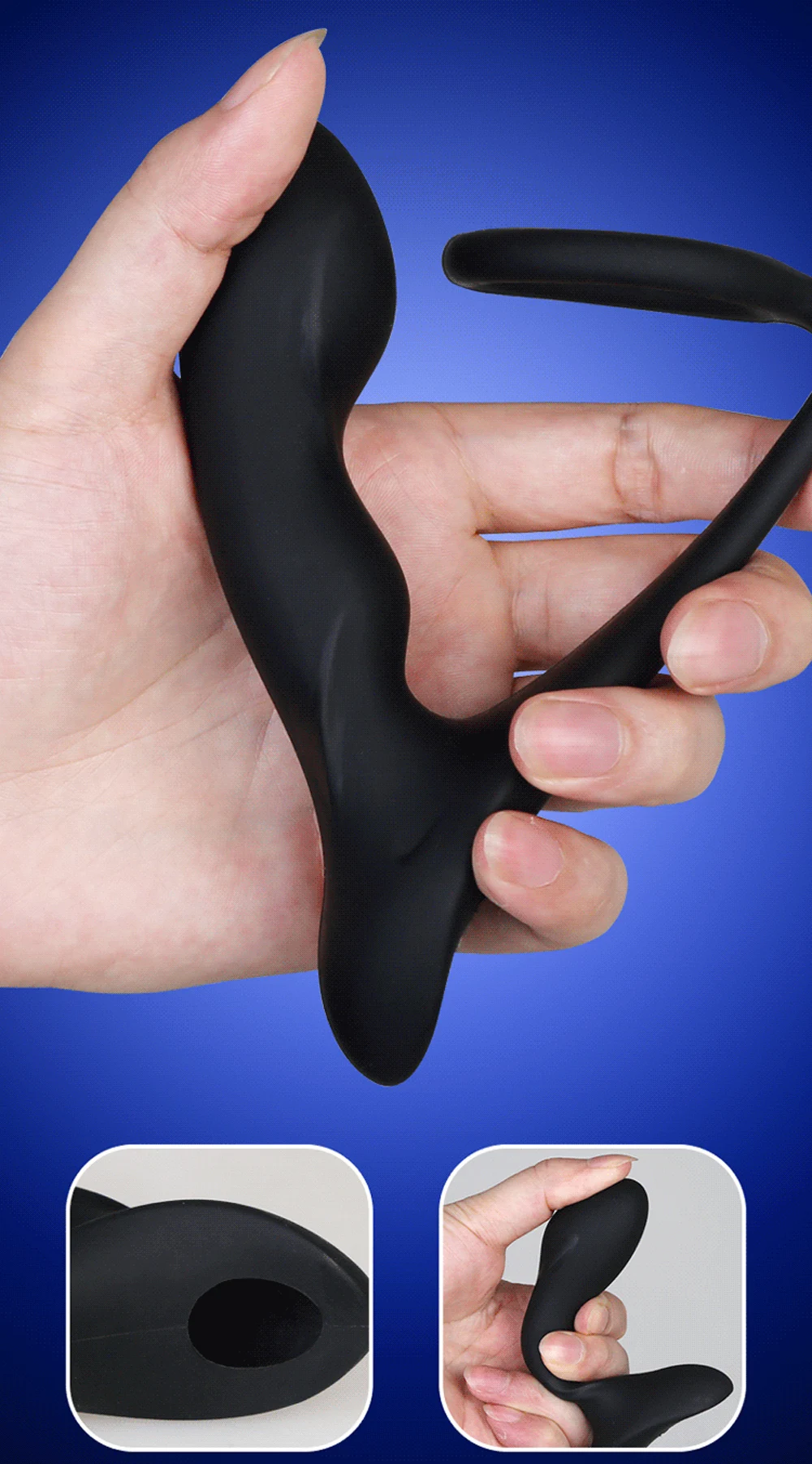 Leten Silicone Prostate Massager Anal Plug