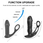 Thrusting Anal Vibrator Prostate Massager Toy
