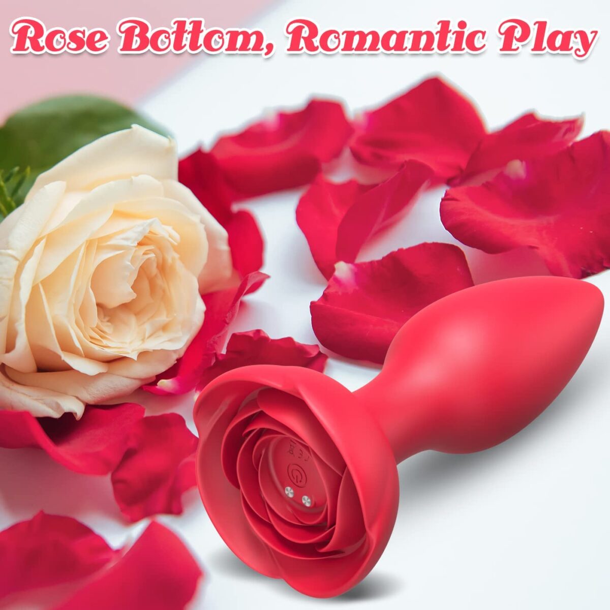 Rose Butt Plug Remote Control Butt Plug