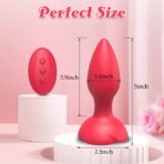 Rose Butt Plug Remote Control Butt Plug