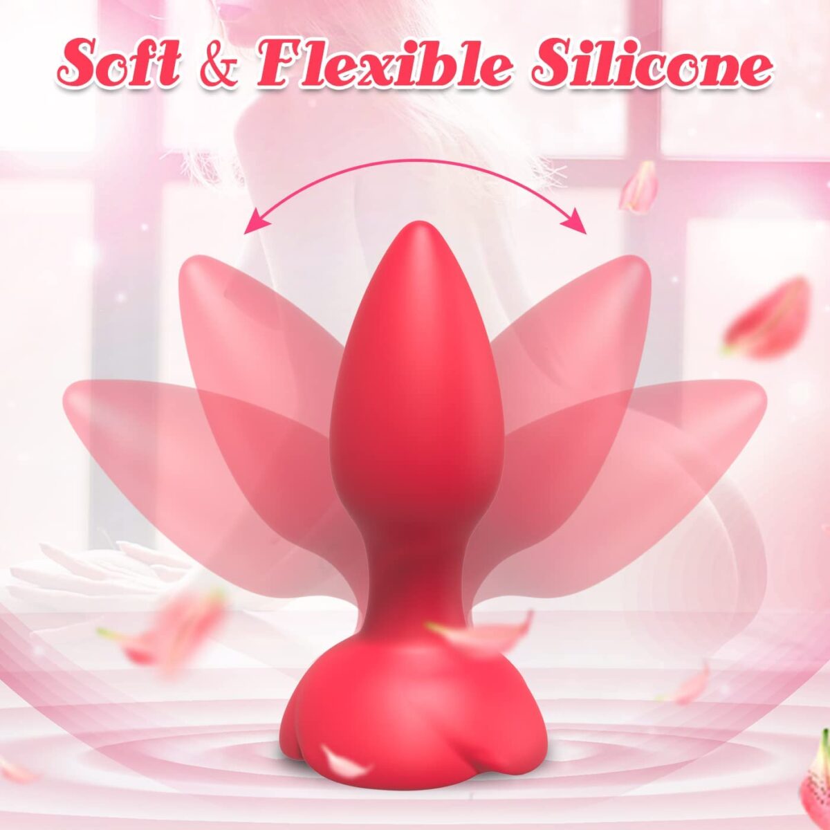 Rose Butt Plug Remote Control Butt Plug