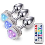 Metal Led Light Up Butt Plug