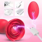 Rose Butt Plug Remote Control Butt Plug
