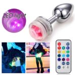 Metal Led Light Up Butt Plug