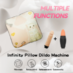 Infinity Travel Pillow Dildo Toy Remote Contol Sex Machine