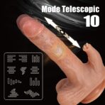 YIQU 5-In-1 Double-Headed Licking Tongue Dildo