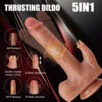 YIQU 5-In-1 Double-Headed Licking Tongue Dildo