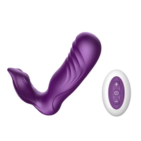Velvet Hammer – Thrusting Plug Vibrator with Remote Control