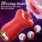 3IN1 Big Mouth Shaped Sex Toy Sucking Vibrator Adult Toys