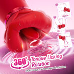 3IN1 Big Mouth Shaped Sex Toy Sucking Vibrator Adult Toys