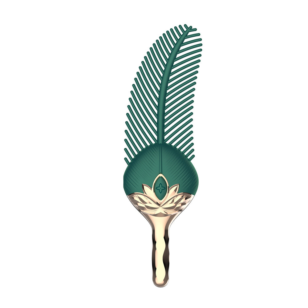 Peacock Feather Vibrator- Clitoral Stimulator Body Massager Couple Sex Toy With 10 Modes Vibration