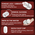 Mesanel Mouth Cabin Sucking Vibrator Female Sucking Tongue Masturbation