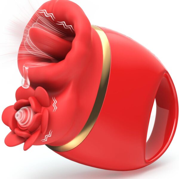 Big Mouth 2-in-1 Tongue Licking Clitoral Flapping Vibrators