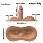 Ride-on Vibrating Clit Anal G Spot Stimulation Dildo Sex Machine