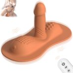 Ride-on Vibrating Clit Anal G Spot Stimulation Dildo Sex Machine