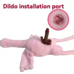 Plush Dildo Machine Thrusting Licking Dildo Machine Sex Toy With Remote Control