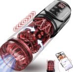 Jodiyece Male Masturbator Rotating Vibratin Vacuum Pumps & Enlargers LCD with APP