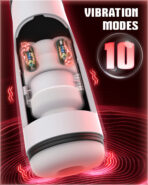 Jodiyece Automatic Male Masturbator with 10 Vibrating & 8 Thrusting & LCD Display