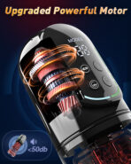 Jodiyece Male Masturbator Rotating Vibratin Vacuum Pumps & Enlargers LCD with APP