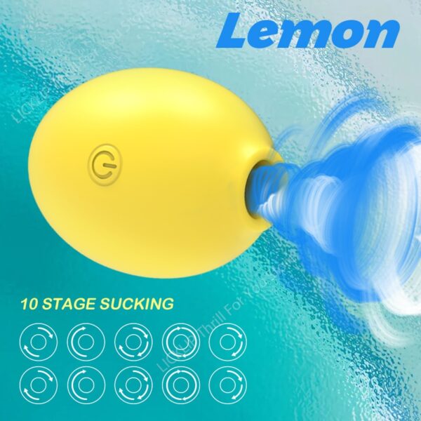 Lemon Vibrator for Women Sucker Clitoris Sucking And Licking G-point Massager